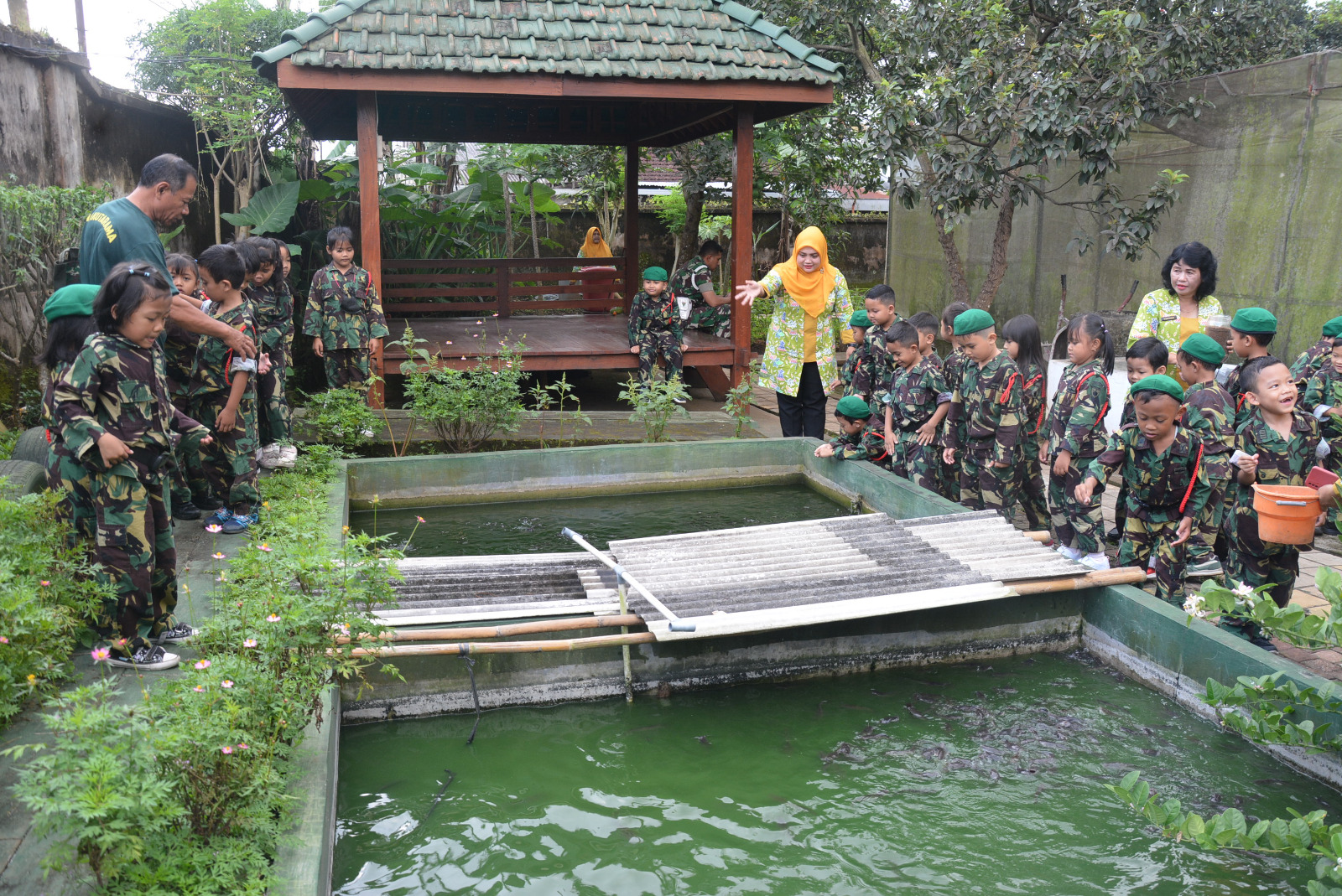 Tentara Sahabat Anak, TK Kartika III-39 Salatiga Kunjungi Korem 073/Makutarama